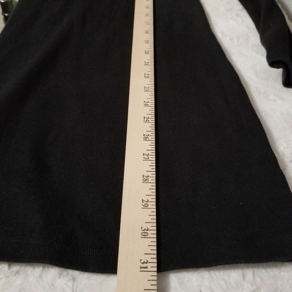 All About Eve Dress Size 2 Minimalist Goth Whimsygoth Long Sleeve LBD - Picture 10 of 11